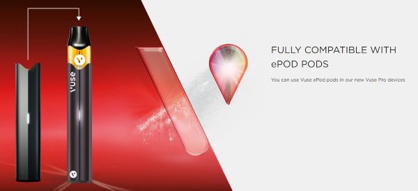 ePod 2 Vuse Pod Mod 350mAh Svapoebasta